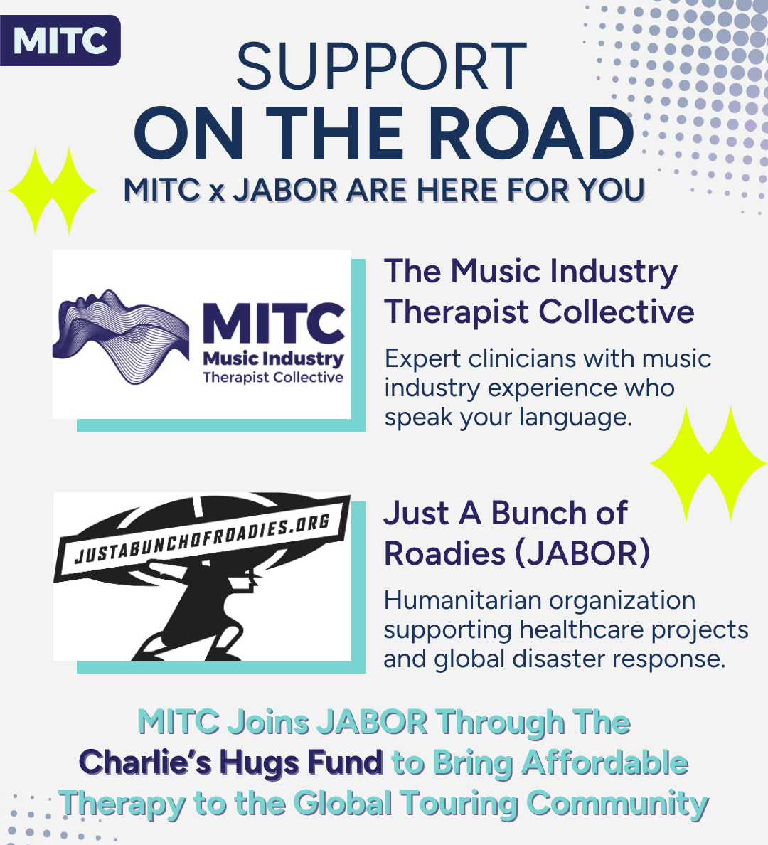 MITC x JABOR: Providing Mental Health Support For Live Music Professionals